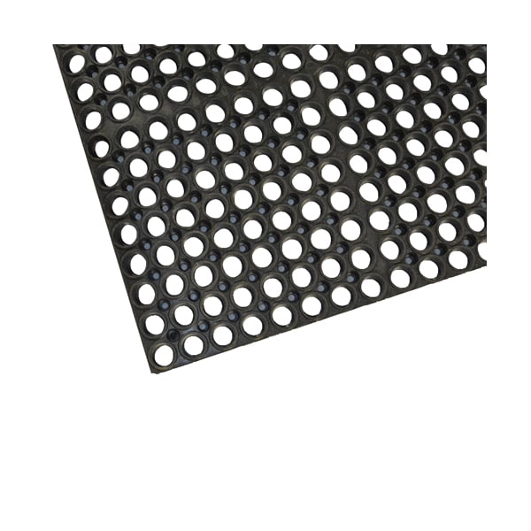 Floor Mat, 7.50 in W x 39 in L, Black